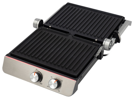 Электрогриль Hyundai HYG-5047 2200Вт черный/черный