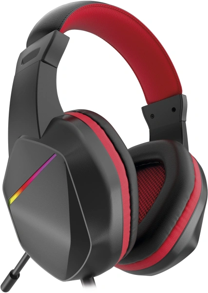 Наушники с микрофоном Оклик HS-L335G черный 2.2м мониторные USB оголовье (1972582)