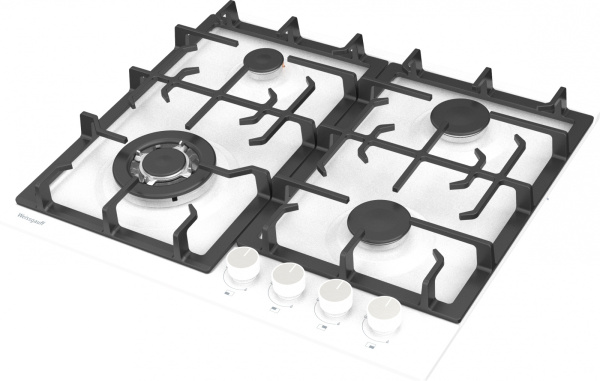 Газовая варочная поверхность Weissgauff HGG 641 WEB белый