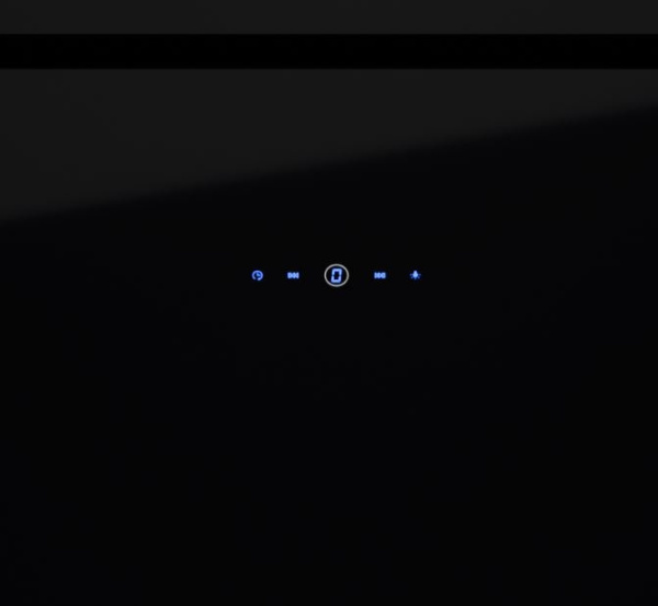 Вытяжка каминная Lex Furia 600 черный управление: сенсорное