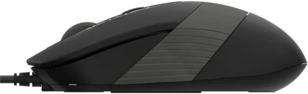 Мышь A4Tech Fstyler FM10S черный/серый оптическая 1600dpi silent USB 3but (FM10S USB GREY)