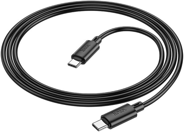 Кабель Hoco X88 Gratified X88 GRATIFIED 60W USB Type-C-USB Type-C 1м черный коробка