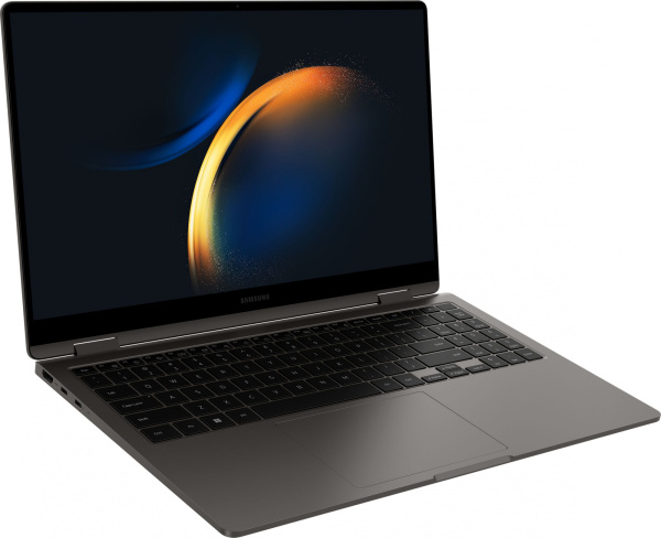Ноутбук Samsung Galaxy book 3 360 NP750 Core i7 1360P 16Gb SSD1Tb Intel Iris Xe graphics 15.6" AMOLED Touch FHD (1920x1080) Windows 11 Home graphite WiFi BT Cam (NP750QFG-KA3IN)