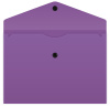Конверт на кнопке Бюрократ -PK803TA5VIO A5 гориз. пластик 0.15мм фиолетовый