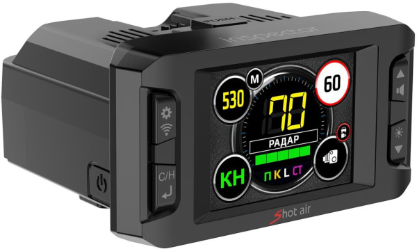 Радар-детектор Inspector Shot Air GPS приемник черный