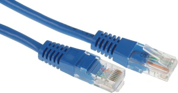 Патч-корд ANP511_3M_B UTP 4 пары cat5E CCA molded 3м синий outdoor RJ-45 (m)-RJ-45 (m)