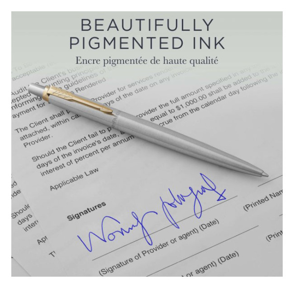 Стержень шариковый Parker QuinkFlow Z08 (CW1950373) M 1мм синие чернила блистер (2шт)