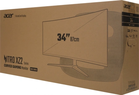 Монитор Acer 34" Nitro XZ342CUV3bmiiphx VA 2K чер 1ms HDMI DP M/M 400cd
