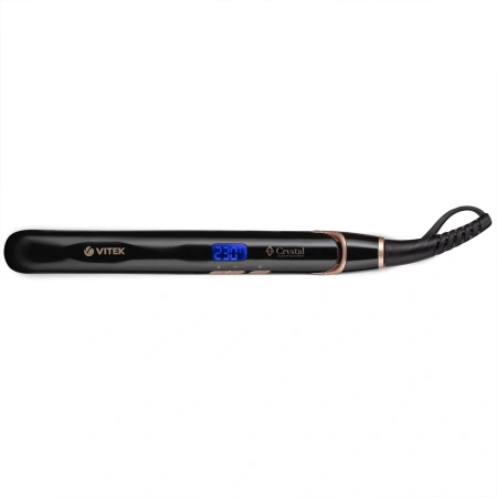 Выпрямитель Vitek Crystal VT-8410 45Вт черный макс.темп.:230С покрытие:керамико-турмалиновое
