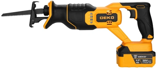 Сабельная пила Deko DKRS20 20Вт аккум. 2800ход/мин (085-1126)