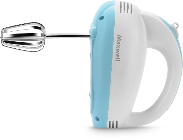 Миксер ручной Maxwell MW-1360 300Вт белый/голубой