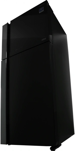 Холодильник Hitachi HRTN7489DF GBKCS 2-хкамерн. черный стекло (HRTN7489DFGBKCS)