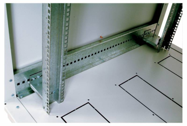 Шкаф коммутационный ЦМО (ШТК-М-42.8.10-1ААА) напольный 42U 800x1000мм пер.дв.стекл задн.дв.стал.лист 2 бок.пан. направл.под закл.гайки 1010кг серый 855мм 134.6кг 180град. 2030мм