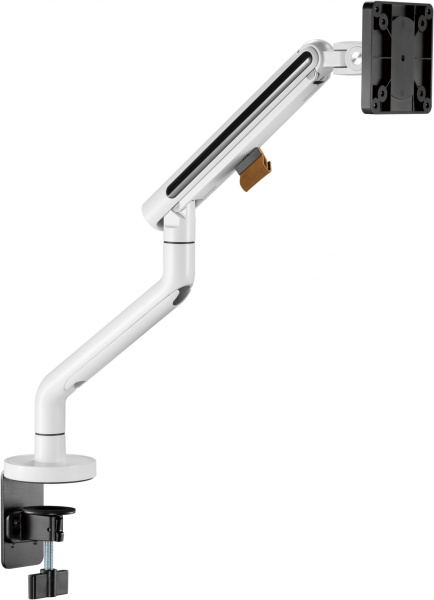 Кронштейн для мониторов Ultramounts UM725W белый 17"-32" макс.9кг крепление к столешнице поворот и н