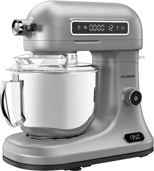 Миксер планетарный Hyundai HYM-S8551 1600Вт серебристый