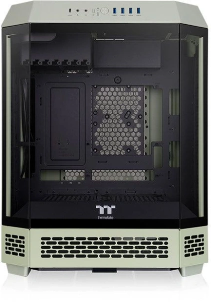 Корпус Thermaltake The Tower 600 Matcha зеленый без БП ATX 13x120mm 9x140mm 4xUSB3.0 audio bott PSU