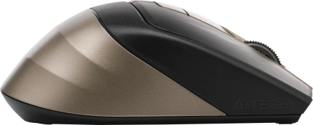 Мышь A4Tech Fstyler FG35 бронзовый/черный оптическая (2000dpi) беспроводная USB (6but)