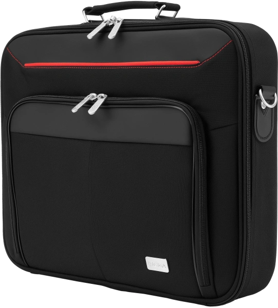 Сумка для ноутбука 15.6" Digma HC-211 черный/красный полиэстер (HC211BKR)