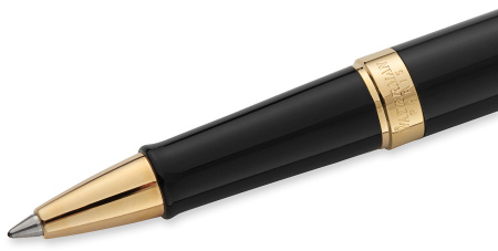 Ручка роллер Waterman Hemisphere (CWS0920650) Mars Black GT F черн. черн. подар.кор.