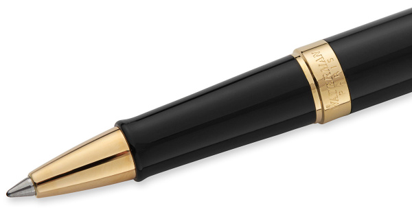 Ручка роллер Waterman Hemisphere (CWS0920650) Mars Black GT F черн. черн. подар.кор.