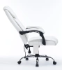 Кресло Cactus с вибромассажем CS-CHR-OC02M-WT белый эко.кожа крестов. сталь