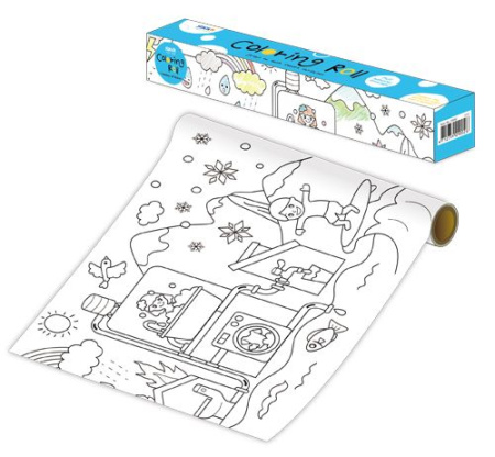 Ролик самоклеящийся для раскрашивания Stick`n 29006 310x3550мм 1цв.в упак. деревня