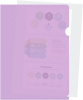 Папка-уголок Бюрократ Pastel -EPAST/VIO A4 пластик 0.18мм фиолетовый