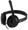 Наушники с микрофоном Оклик HS-M600 черный 1.8м накладные оголовье (1900372)