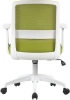 Кресло Cactus CS-WMC333-GN салатовый сиденье салатовый сетка/ткань низк.спин. крестов. пластик пластик белый