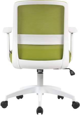 Кресло Cactus CS-WMC333-GN салатовый сиденье салатовый сетка/ткань низк.спин. крестов. пластик пластик белый