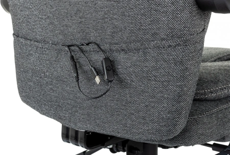 Кресло руководителя Бюрократ CH-868MSG-BF серый 3C1 крестов. пластик подст.для ног пластик черный