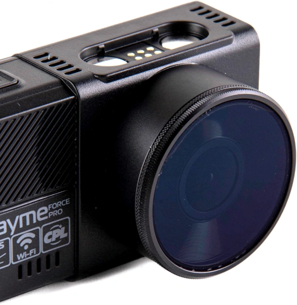 Видеорегистратор Playme Force pro черный 2560x1296 1296p 140гр. GPS MSTAR 8339