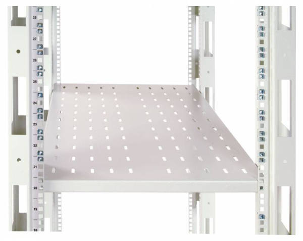 Полка стационарная ЦМО СВ-39 0.5U нагр.:45кг. 19" 390мм серый (упак.:1шт)