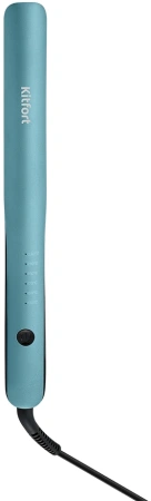 Выпрямитель Kitfort KT-3273 65Вт голубой/черный макс.темп.:230С покрытие:керамическое