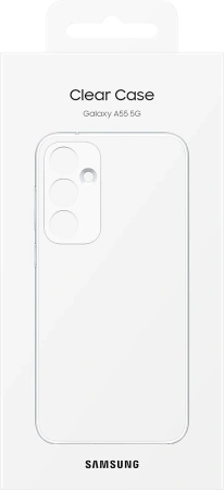 Чехол (клип-кейс) Samsung для Samsung Galaxy A55 Clear Case Clear Case A55 прозрачный (EF-QA556CTEGRU)