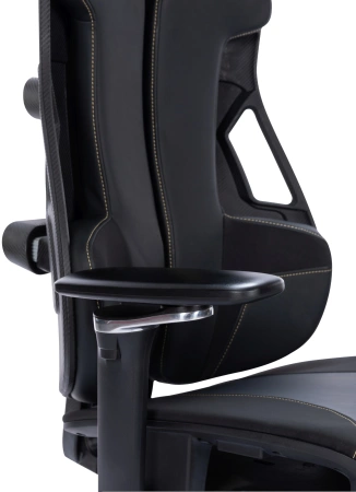 Кресло Cactus CS-CHR-DUO-BBK черный кожзам