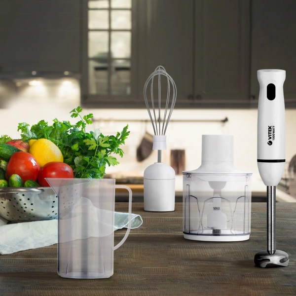 Блендер погружной Vitek VT-8531 1000Вт белый