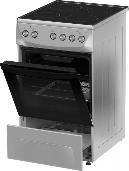 Плита Электрическая Darina 1D5 EC 241 614 X нержавеющая сталь стеклокерамика