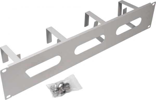 Кабельный органайзер горизонтальный NTSS NTSS-HORG-2U-4(70) односторонний кольца 2U шир.:19" глуб.:70мм