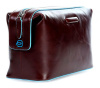 Косметичка Piquadro Blue Square BY3851B2/MO красное дерево натур.кожа