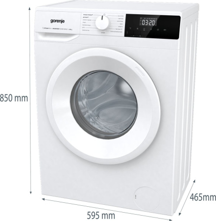 Стиральная машина Gorenje W1NHPI60SCS класс: A загр.фронтальная макс.:6кг белый