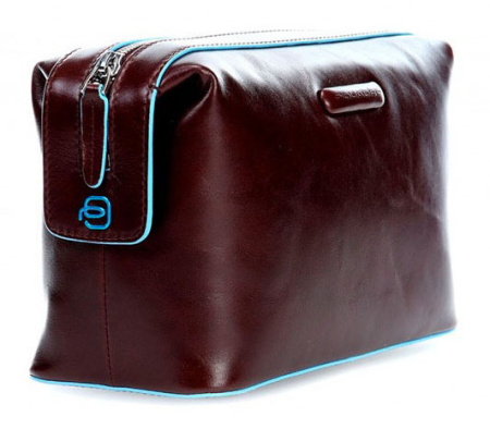 Косметичка Piquadro Blue Square BY3851B2/MO красное дерево натур.кожа
