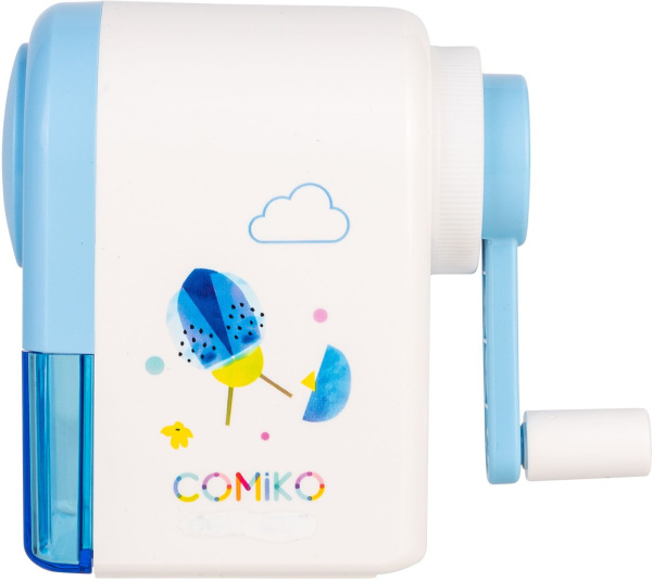 Точилка для карандашей механическая Deli E0641S 1 отверстие пластик ассорти