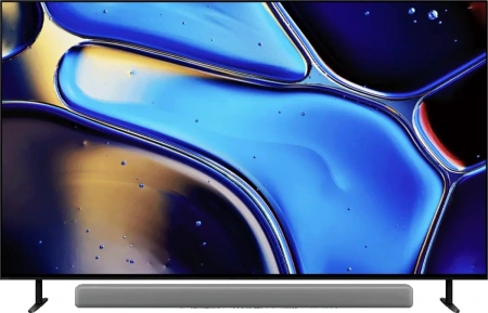 Телевизор OLED Sony 65" K-65XR80 BRAVIA темно-серебристый 4K Ultra HD 120Hz DVB-T DVB-T2 USB WiFi Smart TV