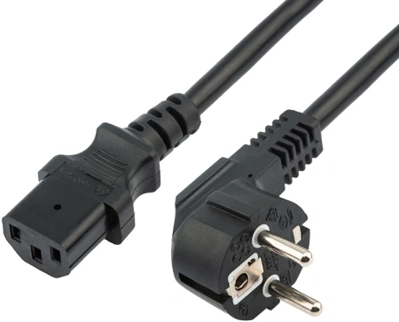 Шнур питания Rexant 11-1131 C13-Schuko проводник.:3x0.75мм2 1.8м 220В 6А черный