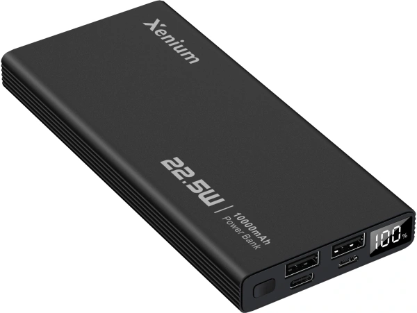 Мобильный аккумулятор Xenium CTP2210 10000mAh 22.5W 5A 2xUSB-A/USB-C серый (CTP2210BK/00)