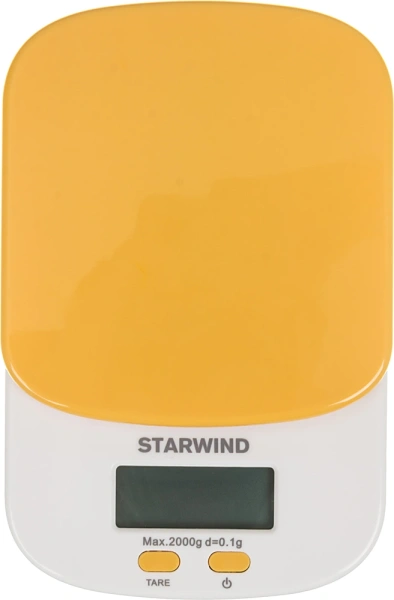 Весы кухонные электронные Starwind SSK2158 макс.вес:2кг оранжевый
