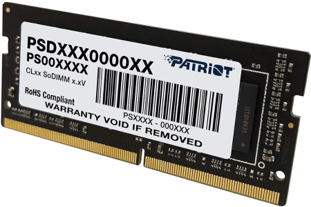 Память DDR4 32GB 2666MHz Patriot PSD432G26662S Signature RTL PC4-21300 CL19 SO-DIMM 260-pin 1.2В dua