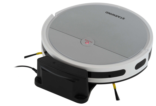 Пылесос-робот Starwind SRV4570 15Вт серебристый/белый