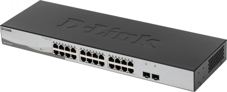 Коммутатор D-Link DGS-1210-26/FL2A (L2) 24x1Гбит/с 2SFP управляемый